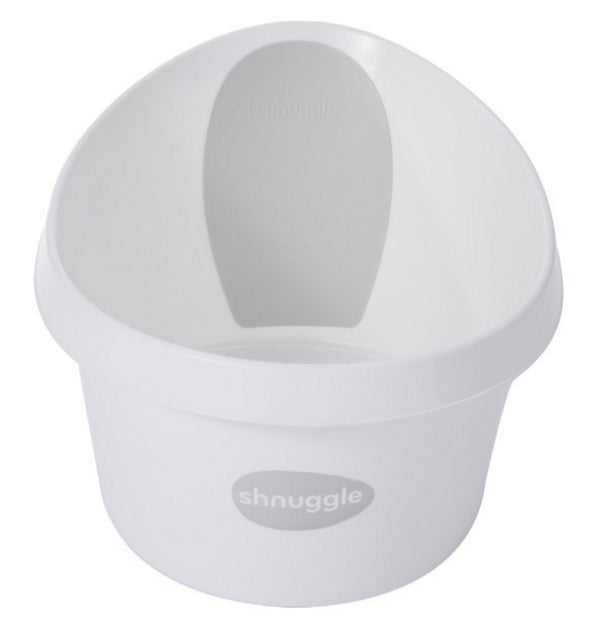 shnuggle banheira xl branco com encosto cinza