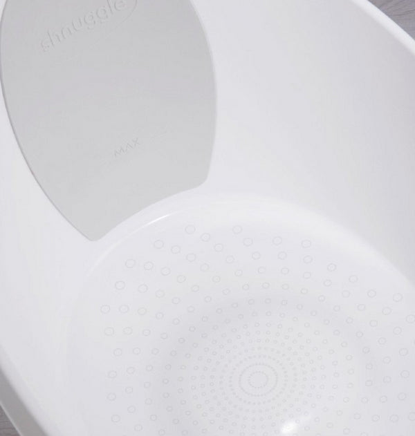 shnuggle banheira xl branco com encosto cinza