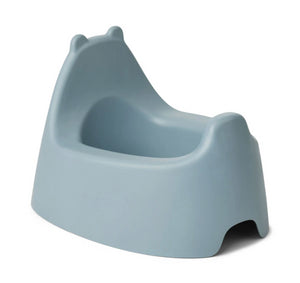 pote de bambu azul claro