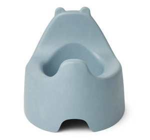 pote de bambu azul claro