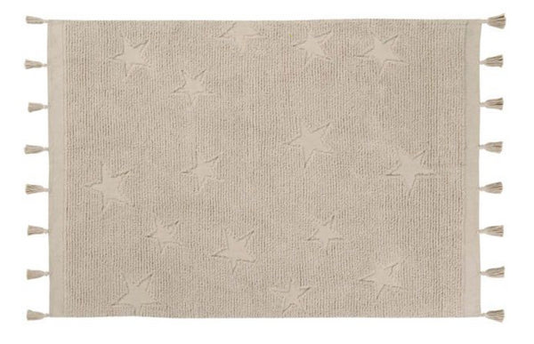 TAPETE LORENA CANALS 120X175 - HIPPY STARS AQUA BLUE