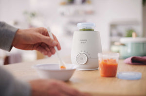 aquecedor de biberões e comida philips avent