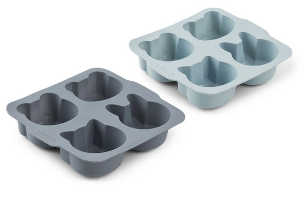 2  BANDEJAS DE CUPCAKES - BLUE MIX