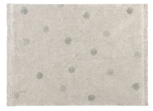 TAPETE LORENA CANALS 120X160 - HIPPY DOTS NATURAL HONEY