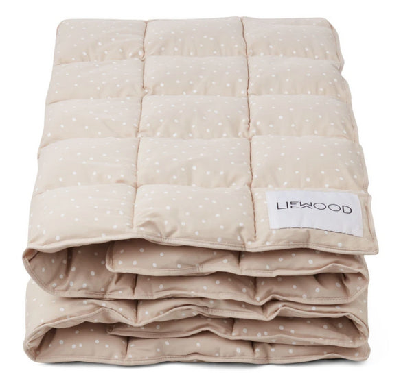 EDREDON CAMA DE GRADES - CONFETTI SANDY