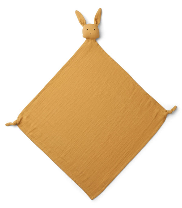 Doudou musselina coelho amarelo