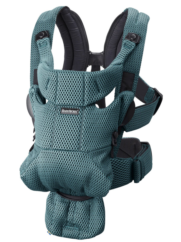 Babyjorn baby carrier move frontal sage green 3D mesh