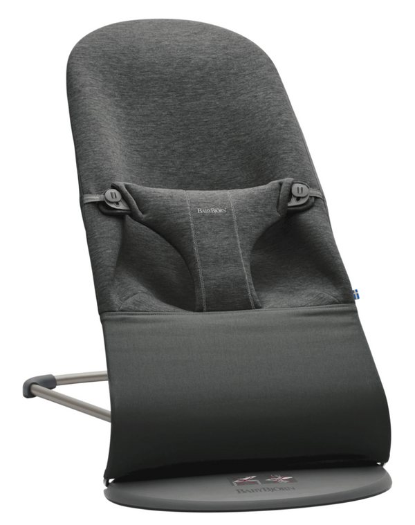 Babybjorn bouncer bliss charcoal grey 3D jersey