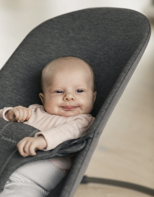 Babybjorn bouncer bliss charcoal grey 3D jersey