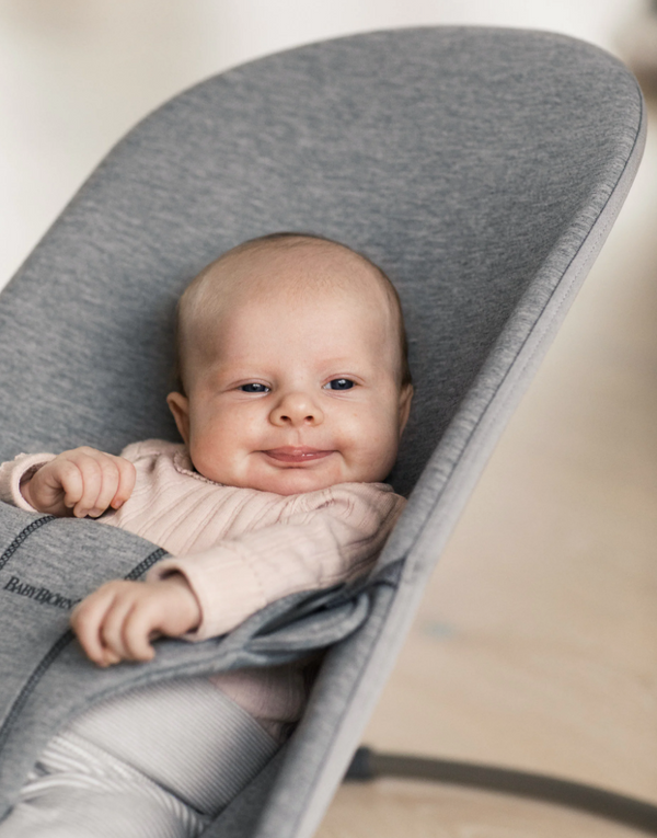 Babybjorn bouncer bliss light grey 3D jersey