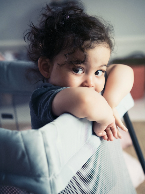 Babybjorn travel cot light silver