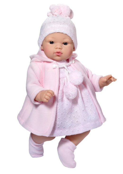 Koke - conjunto vestido e casaco rosa