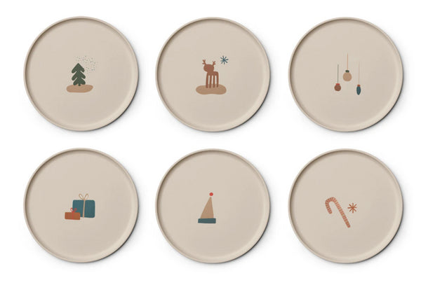 Pratos Bambu Natal