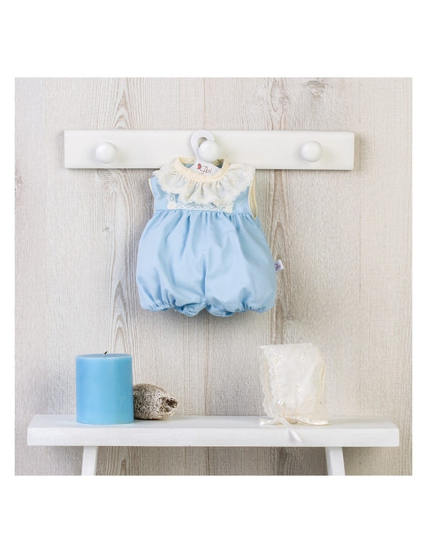 ROUPA PARA KOKE - FOFO AZUL COM RENDA