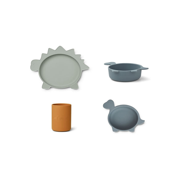 CONJUNTO DE SILICONE - CAT MUSTARD