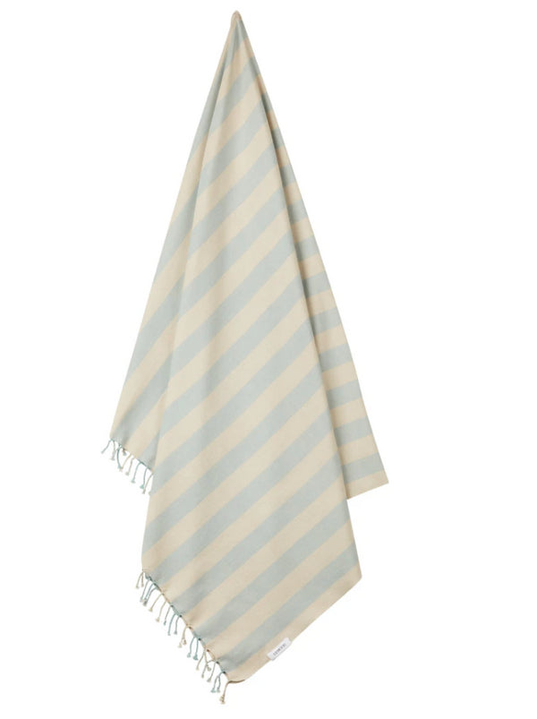 TOALHA DE PRAIA - STRIPE MUSTARD/SANDY