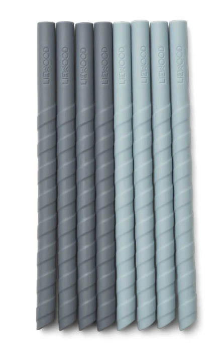 8 PALHAS DE SILICONE - ROSE MIX