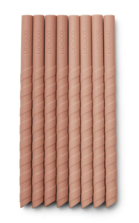 8 PALHAS DE SILICONE - ROSE MIX