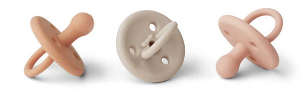 3 CHUPETAS LIEWOOD 0-6 MESES - ROSE MULTI MIX