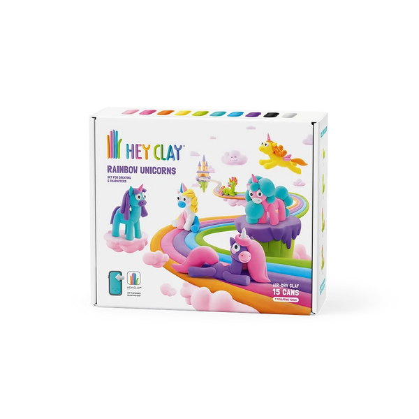 HEY CLAY RAINBOW UNICORNS