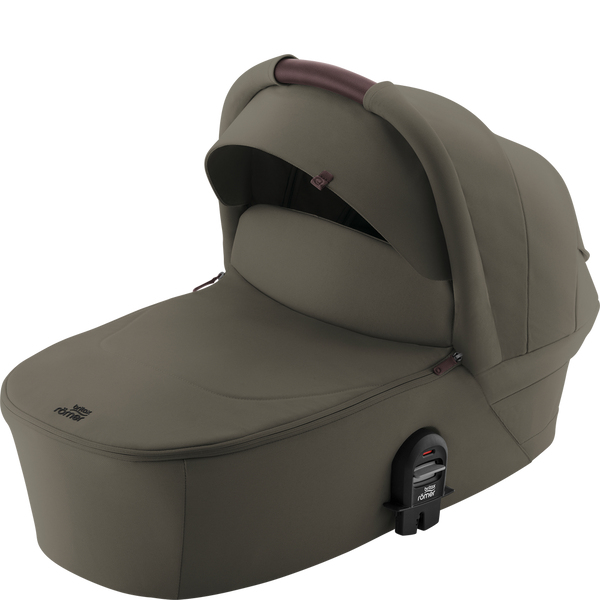 Alcofa BRITAX RÖMER SMILE 5Z compatível com o carrinho Smile 5Z, com colchão confortável, ventilação integrada e capota extra larga com proteção solar UPF 50+ para bebés desde o nascimento até aos 9 kg.