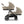 Alcofa CYBEX GAZELLE S compatível com os carrinhos Gazelle S e e-Gazelle S, com colchão em espuma macia, interior espaçoso, pega de transporte e capota solar XXL com proteção UPF 50+ para bebés desde o nascimento até aos 9 kg. Almond Beige