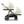 Alcofa CYBEX GAZELLE S compatível com os carrinhos Gazelle S e e-Gazelle S, com colchão em espuma macia, interior espaçoso, pega de transporte e capota solar XXL com proteção UPF 50+ para bebés desde o nascimento até aos 9 kg. Seashell Beige