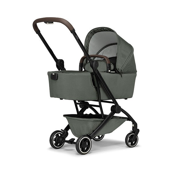 Alcofa JOOLZ AER² compatível com o carrinho Joolz Aer², com colchão respirável, capota extensível ventilada e fecho conjunto com o carrinho para bebés desde o nascimento até aos 9 kg.