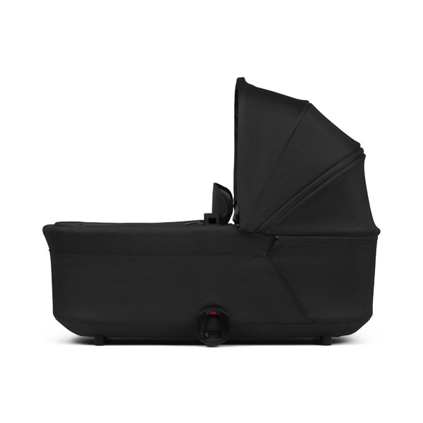 Alcofa JOOLZ HUB 2 compatível com o carrinho Joolz Hub 2, com colchão respirável de 77 cm, sistema de ventilação integrado e capota solar extensível para bebés desde o nascimento até aos 9 kg. Black