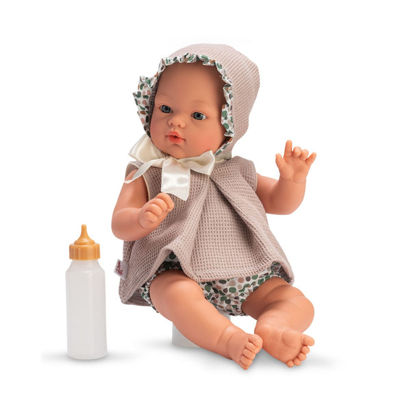 Boneco koke para crianças com 36cm com conjunto nude dots da Asi