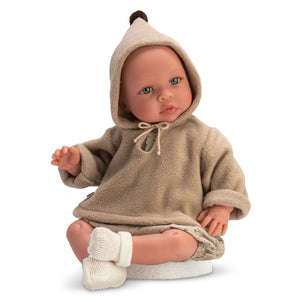 Boneco Leo de 46cm para crianças da Asi com conjunto green