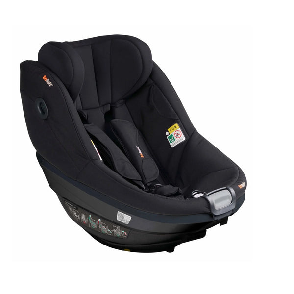 Cadeira auto BeSafe Beyond² 360 dos 61 aos 125 cm com rotação 360°, proteção SIP+, Universal Level Technology e espaço para pernas ajustável. Fresh Black Cab