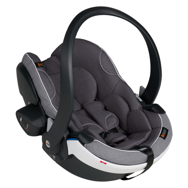 Cadeira auto BeSafe iZi Go Modular X2 i-Size com sistema SIP+, Dynamic Force Absorber, arnês de 5 pontos, tecidos respiráveis e compatível com a Base iZi Modular ISOFIX para bebés dos 40 aos 75 cm. Metallic Melange