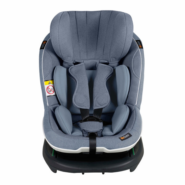 Cadeira auto BeSafe iZi Modular RF X1 i-Size com Dynamic Force Absorber™, proteção lateral SIP+, aprovação no Teste Plus, Magnetic Belt Assistants™ e utilização exclusivamente em contra marcha para crianças dos 61 aos 105 cm. Cloud Mélange