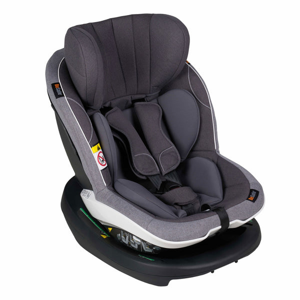 Cadeira auto BeSafe iZi Modular RF X1 i-Size com Dynamic Force Absorber™, proteção lateral SIP+, aprovação no Teste Plus, Magnetic Belt Assistants™ e utilização exclusivamente em contra marcha para crianças dos 61 aos 105 cm. Metallc Mélange