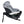 Cadeira auto BeSafe iZi Turn M i-Size com rotação de 360°, sistema de segurança digital integrado, base ISOFIX, almofadas Two-Fit Cushion™ e utilização dos 61 aos 105 cm, permitindo viajar em contra ou a favor da marcha. Peak Mesh