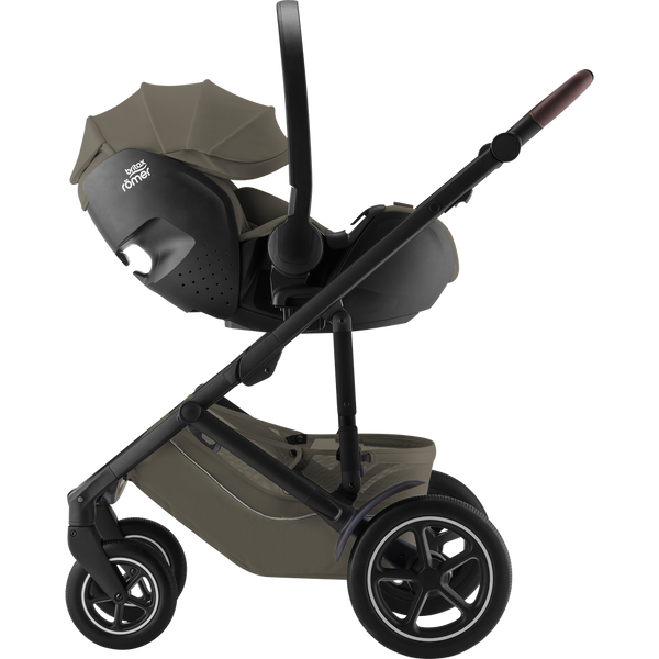 Cadeira auto Britax Römer Baby-Safe Pro i-Size com tecnologia Ergo Recline, redutor para recém-nascidos, arnês de 3 pontos, compatível com VARIO BASE 5Z e utilização desde o nascimento até aos 87 cm. Urban Olive