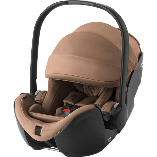 Cadeira auto Britax Römer Baby-Safe Pro i-Size com tecnologia Ergo Recline, redutor para recém-nascidos, arnês de 3 pontos, compatível com VARIO BASE 5Z e utilização desde o nascimento até aos 87 cm. Warm Caramel