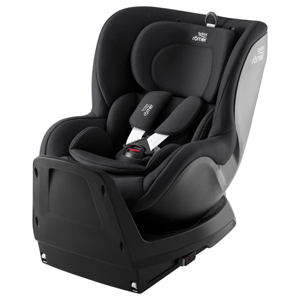 Cadeira auto giratória Britax Römer Dualfix M Plus i-Size com rotação 360 graus e instalação ISOFIX cor carbon black