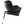 Cadeira auto giratória Britax Römer Dualfix M Plus i-Size com rotação 360 graus e instalação ISOFIX cor carbon black