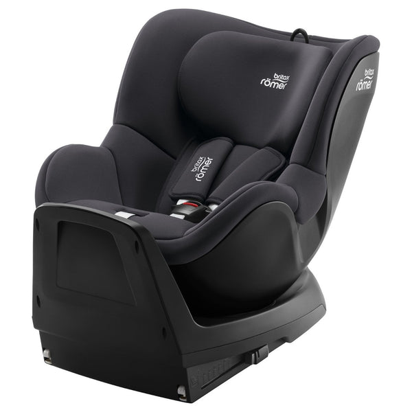 Cadeira auto giratória Britax Römer Dualfix M Plus i-Size com rotação 360 graus e instalação ISOFIX cor midnight grey