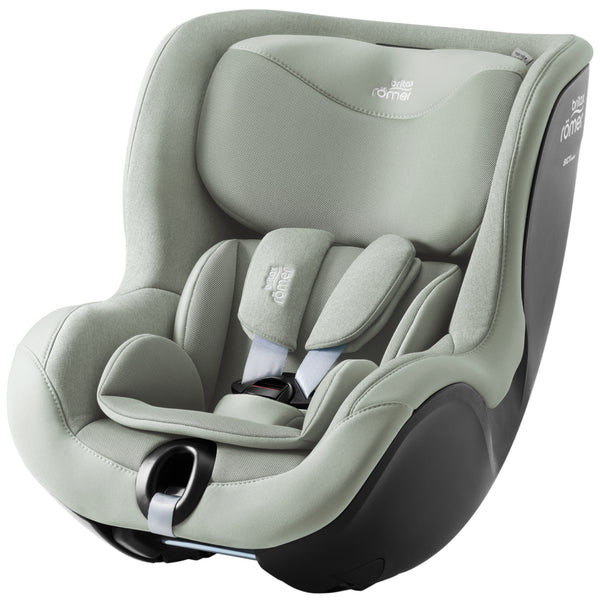 Cadeira auto Britax Römer Dualfix 5Z i-Size com rotação de 360° na Flex Base 5Z, 12 posições de reclinação, arnês de 5 pontos e proteção contra impactos laterais para crianças dos 61 aos 105 cm.  Sage Green