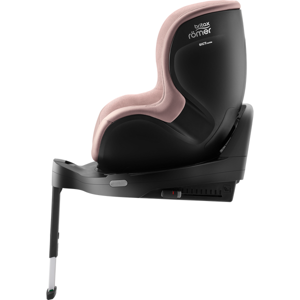 Cadeira auto Britax Römer Dualfix Pro M i-Size com rotação de 360°, tecnologia SICT, 12 posições de reclinação, encosto de cabeça em V, ISOFIX integrado e utilização dos 61 aos 105 cm. Dusty Rose