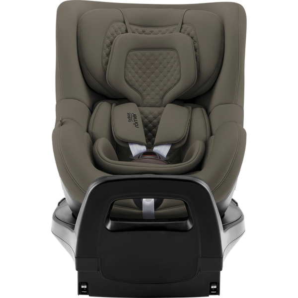 Cadeira auto Britax Römer Dualfix Pro M i-Size com rotação de 360°, tecnologia SICT, 12 posições de reclinação, encosto de cabeça em V, ISOFIX integrado e utilização dos 61 aos 105 cm. Urban Olive