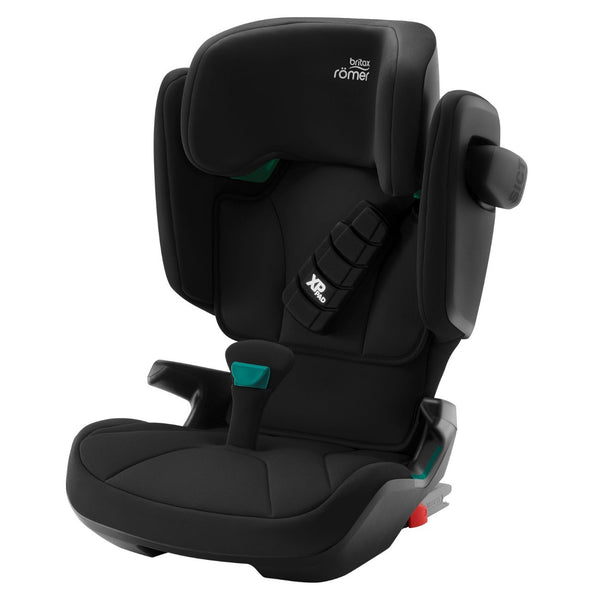 Cadeira auto elevatória Britax Römer Kidfix i-Size com proteção lateral SICT, sistema XP-PAD e SecureGuard para crianças dos 100 aos 150 cm cosmos black