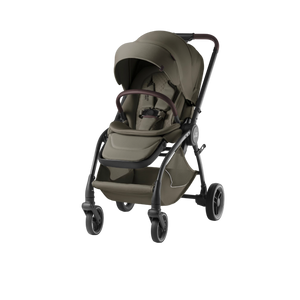 BRITAX RÖMER RIO LUX TRIO com carrinho leve e compacto Rio Lux, alcofa Rio com colchão ergonómico e cadeira auto Baby-Safe Pro com tecnologia Ergo Recline. Sistema de viagem completo desde o nascimento até aos 22 kg. Urban Olive