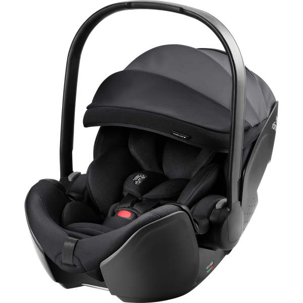 BRITAX RÖMER RIO STYLE DUO + BASE com carrinho leve e compacto Rio Style, cadeira auto Baby-Safe Pro com tecnologia Ergo Recline, base ISOFIX Vario 5Z com rotação de 180° e adaptadores incluídos. Sistema de viagem completo desde o nascimento. Carbon Black