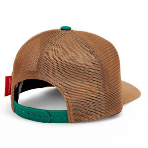 Chapéu para criança Hello Hossy na Cor Iced Coffe costas