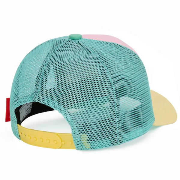 Chapéu para criança Hello Hossy na Cor Poppy costas