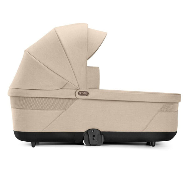Pack CYBEX Balios S Lux com carrinho, alcofa Cot S Lux, ovo Cloud G3 plus e base ISOFIX G3 na cor almond beige
